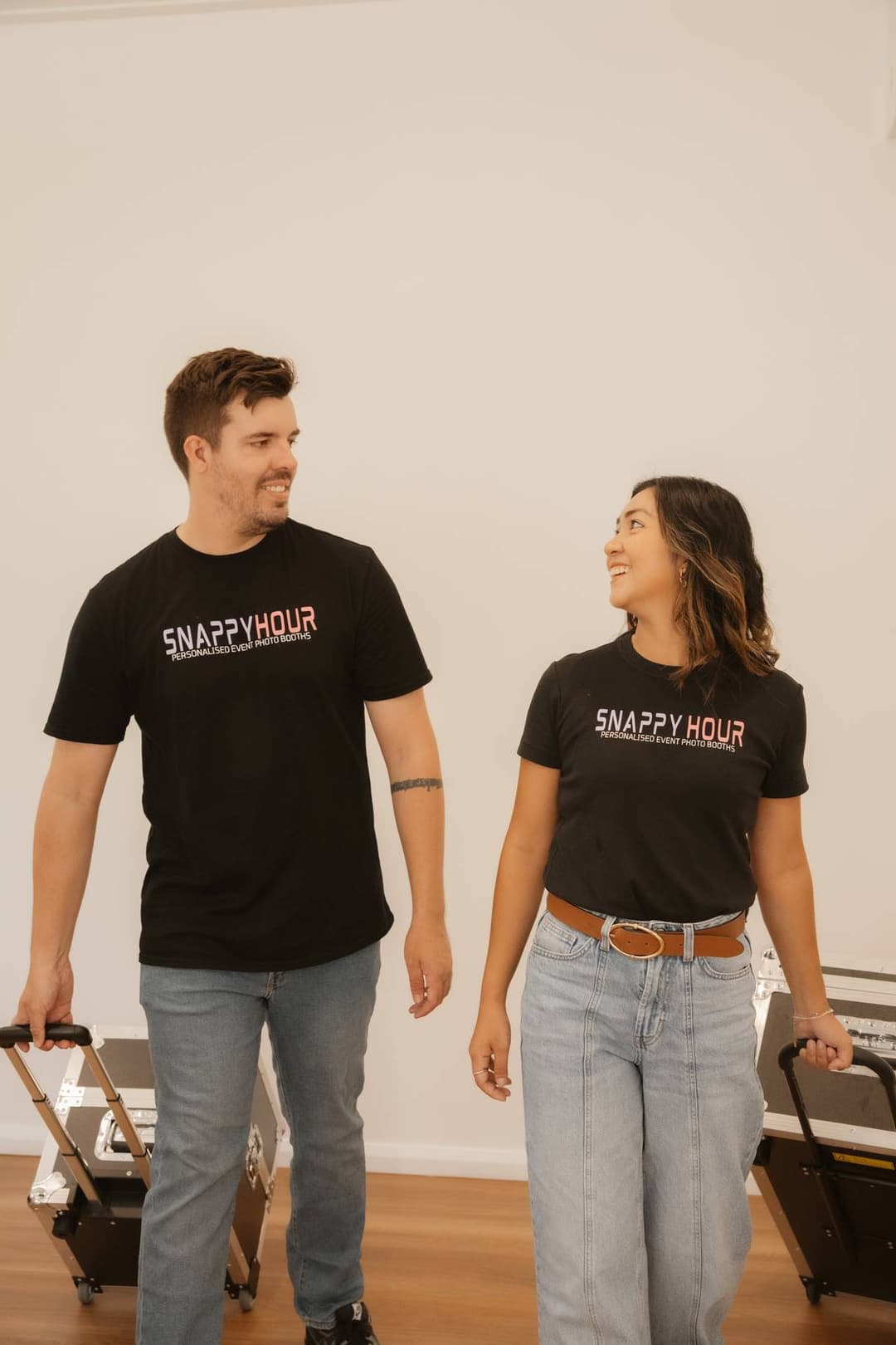 Aaron and Nicole at an event
